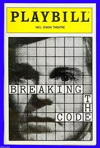 Playbill + Breaking the Code + Opening Night + Robert Sean Leonard, Derek Jacobi - Picture 1 of 6