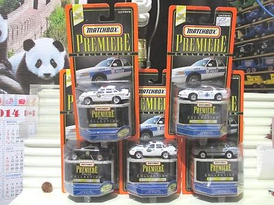 1998 Matchbox Premiere Police Collection Wyoming ND Missouri RI Nebraska Cars** - Image 1 of 4