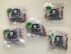 Lotto di 5, Omega SR-OST-100 occhielli in filo di silicone, confezione da 100, TOTALE 500 OCCHIELLI - Foto 1 di 3