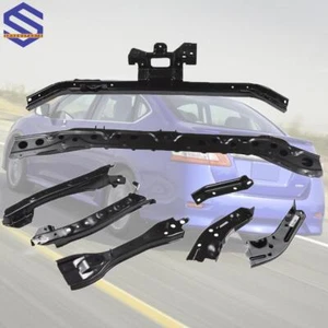 Fits Nissan Sentra 2013 2014-2019 Front Support Radiator Brackets Kit Set 8pcs - Picture 1 of 12