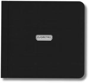 Regular Card Binder with Zipper 4x3 - Black - Evoretro - Imagen 1 de 2