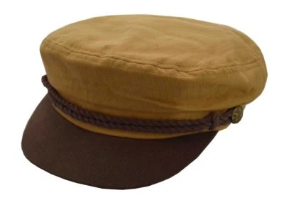 Gorra griega de algodón para hombre Época sombrero de manzana de pescador Foto 1 de 4