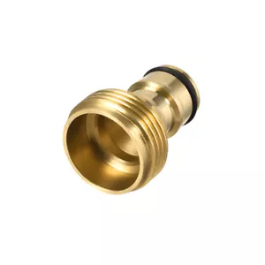 Brass Faucet Tap Quick Connector G3/4 Male Thread Hose Pipe Adapter Fitting - Picture 1 of 5