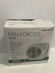 1500-Watt Electric Fan Forced Portable Heater 3 Heat Settings For Small Room - Picture 1 of 4