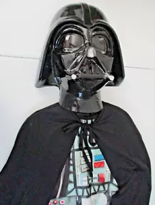 Darth Vader Jumpsuit, Mask & Cape, Child's Costume Cosplay, Rubie's/Star Wars, M - Picture 1 of 14