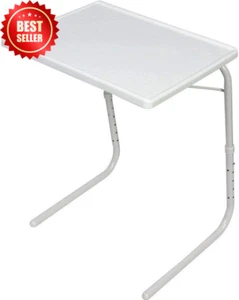 Foldable Laptop Table Tray Portable Adjustable Bed Sofa Desk Mate TV Dinner - Picture 1 of 12
