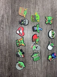 stitch croc charms Disney Stitch And Yoda New 15pc Lot ! - Picture 1 of 3