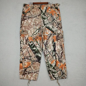 Outfitters Ridge Fusion 3D Camo Cargo Pants Mens XL Hunting Drawstring Cinch Leg - Picture 1 of 11