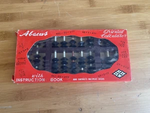 Vintage Oriental Calculator Abacus - Picture 1 of 3