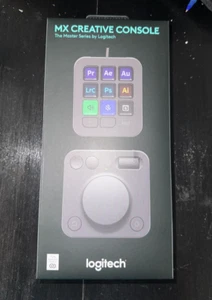 NEW Logitech MX Creative Console, Programmable Keypad 9 Customizable LCD Keys - Picture 1 of 3