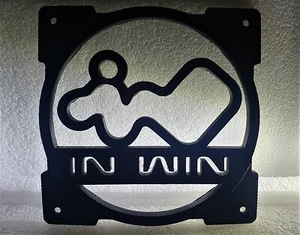 NERO - IN WIN - 140mm FAN GRILL Modding PC GAMING - Foto 1 di 6