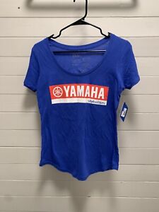 Troy Lee Designs Yamaha Womens Short Sleeve T-Shirt Blue Small