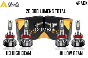 Alla Lighting LED Low Beam Headlight & Fog Light Bulbs for NISSAN, Xenon White - Picture 1 of 11