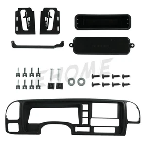 Double Din Trim Cover Dash Bezel Kit For 1995-2002 GMC Full-Size Truck SUV - Picture 1 of 13