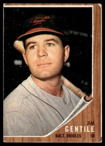 1962 TOPPS JIM GENTILE BALTIMORE ORIOLES #290 - Picture 1 of 2