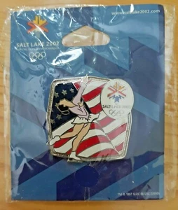 Official Collectible Salt Lake City Winter Olympics 2002 Pin Skating - Bild 1 von 2