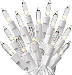 PREXTEX White Christmas Lights - White String Lights, 100 Lights - 20 FEET - Picture 1 of 7
