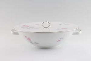 Thomas - White with Pink Roses Silver Line - Vegetable Tureen - 66723Y - Picture 1 of 1