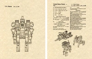 Transformers APEFACE US Patent Kunstdruck READY TO FRAME!! Ohno APE FACE - Bild 1 von 1