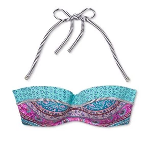 PALE BLUSH Underwire Bikini Top w/ STRAPS Shade & Shore Women's; Pick Your Size - Picture 1 of 7