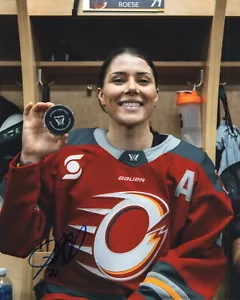 Jincy Roese signed Ottawa Charge PWHL 8x10 photo Women's Hockey #2 PROOF - Picture 1 of 2