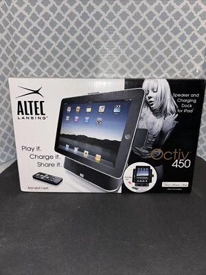 Altec Lansing Octiv Stage MP450 30-Pin iPad Speaker Dock compatible with iPhone - Image 1 of 3