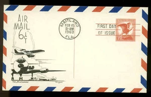 UXC4 6c EAGLE FDC MAITLAND, FL ARISTOCRATS CACHET - Picture 1 of 1