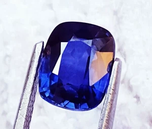 Untreated Unheated Natural Blue Tanzanite 3.90 Ct Certified Loose Gemstone - Picture 1 of 6