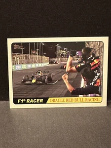 2022 Topps Formula 1 F1 MAX VERSTAPPEN #RB18 F1 Racer - Picture 1 of 2