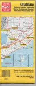Chatham Ontario Canada Road Map by MapArt Publishing Folded Map 1995 Edition - Imagen 1 de 5