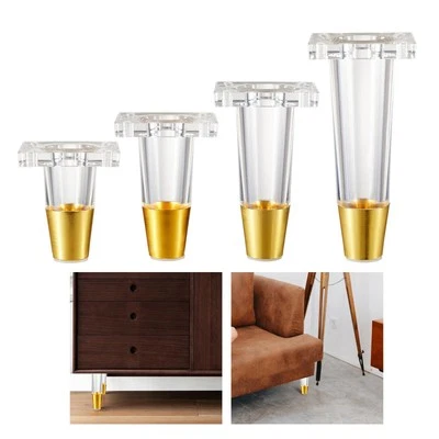 Pie de gabinete resistente con estilo acrílico para estante armario Foto 1 de 2