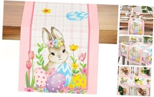 Table Runner, Spring Table Runner 13 x 13 x 72 Inch(Table Runner) Easter Bunny - Picture 1 of 7