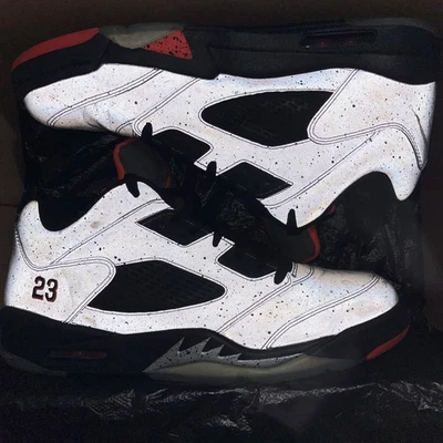 Air Jordan 5 Retro Bajo Neymar Talla 11 Reflectante Gris Negro y Rosa, Con Caja Foto 1 de 4