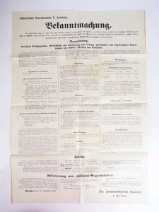 Poster Munich 1915 Beschlagnahme Metal Objects General from The Tann - Picture 1 of 3