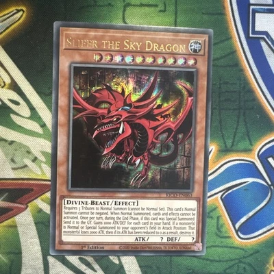Yugioh! Slifer the Sky Dragon Ultra Pharaoh's Rare 1st Edition KICO-EN063 NM - Image 1 of 4