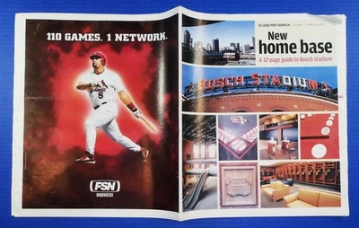 St Louis Cardinals Busch Stadium 2006 32 páginas periódico guía especial de fotos Foto 1 de 3