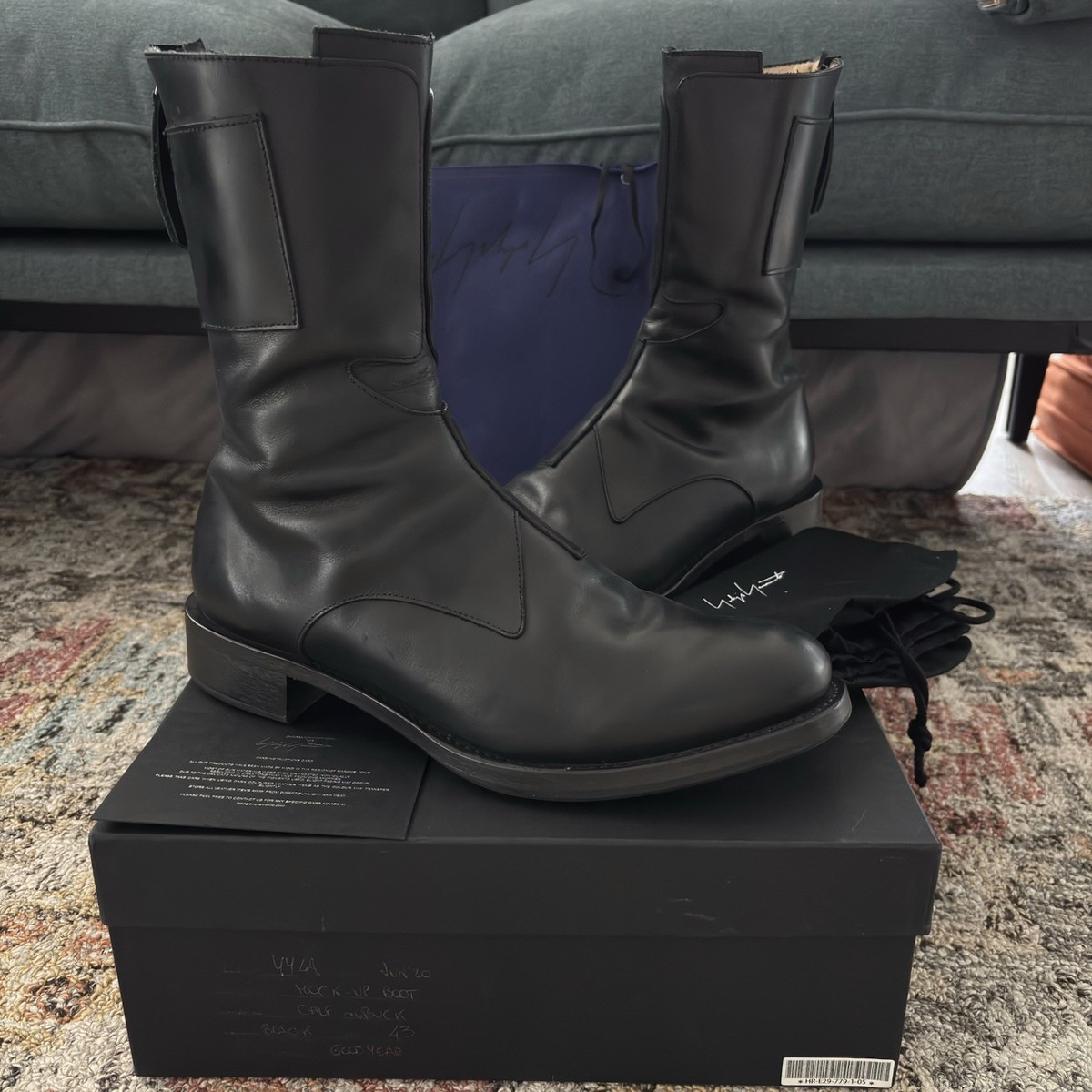 Yohji Yamamoto Men's Leather Upper for Sale | Shop New Yohji Yamamoto Men's Leather Upper for Sale | Shop New