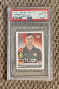 2017 Topps Offizielle Sticker Kollektion #180 Kai Havertz PSA 8 NM-MT Rookie RC - Picture 1 of 2