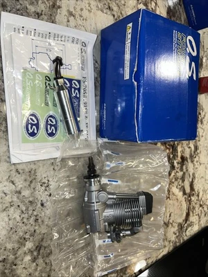 O.S. FS-91S II Four Stroke Airplane Engine w/Muffler Model 35920 - Image 1 of 3