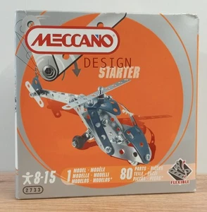Meccano Design Starter Kit 2733 Helicopter Sealed Kids Toyset - Picture 1 of 5