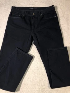 Mott And Bow Pants Men’s Dark Blue Slim - Picture 1 of 12