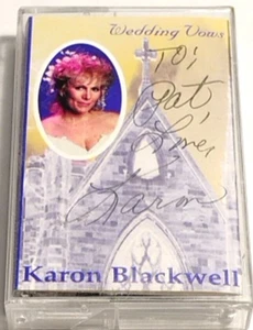 Karon Blackwell – Wedding Vows (Cassette Tape, Autographed) Christian Gospel - Picture 1 of 2