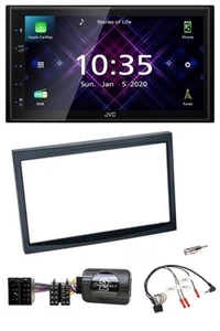 JVC DAB 2DIN Lenkrad Bluetooth USB Autoradio für Citroen C3 C2 Berlingo schwarz - Bild 1 von 11