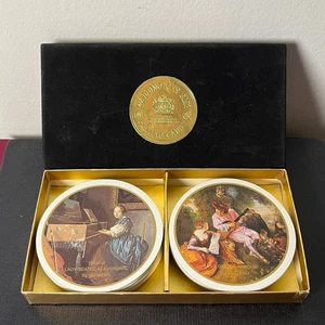 Waddingtons Fine Round Playing Cards Britain in Original Velvet Box Queen - Bild 1 von 10