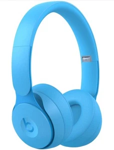 GENUINE BEATS SOLO PRO NOISE CANCELLING ON-EAR HEADPHONES BLUE A1881 H1 CHIP - Picture 1 of 6