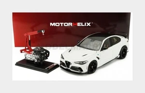 MOTORHELIX M89006 ALFA ROMEO - GIULIA GTAm WITH ENGINE AND ACCESSORIES 2021 - WH - Imagen 1 de 2