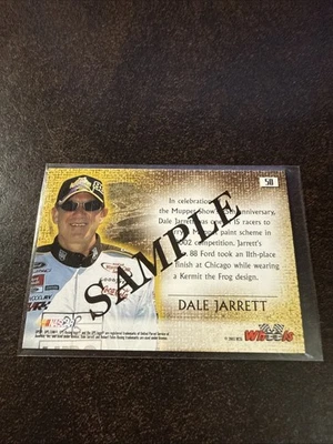 Dale Jarrett 2003 Wheels High Gear Beckett Sample Card 50 - Image 1 of 2