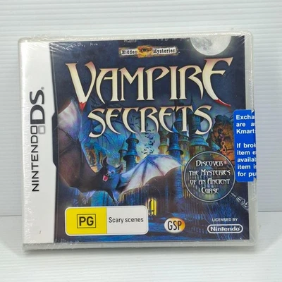 Vampire Secrets Nintendo DS 2DS 3DS Game FACTORY SEALED NEW - Image 1 of 4