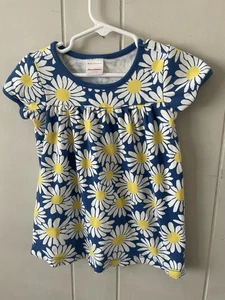 Abito margherita Hanna Andersson blu baltico bambina taglia 80 18-24 mesi 100% cotone - Foto 1 di 7