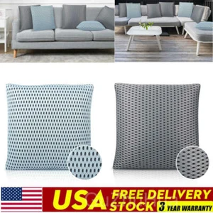 14" Breathable Throw Pillow Decorative Thick Cushion Cover for Sofa Bedroom US - Picture 1 of 12